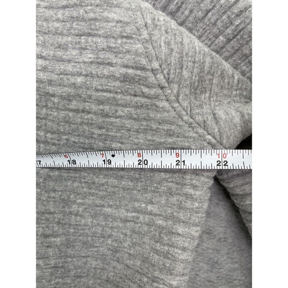 Primark Women's Full Zip Jacket Gray Hooded Elbow Pads Long Sleeve Size Medium - Picture 10 of 11